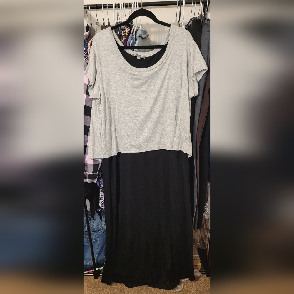 Womens Size 1X Kate And Mallory Pop-over Maxi Dress